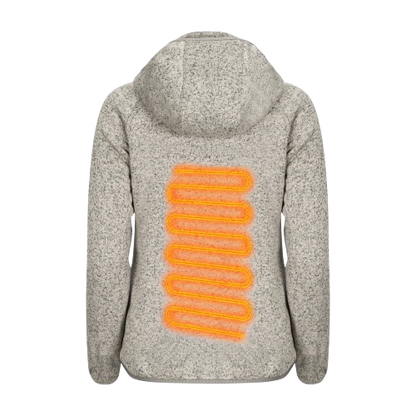 Women's Fleece Heated Jacket with Hood