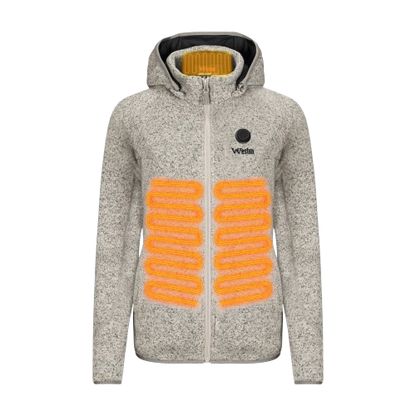 Women's Fleece Heated Jacket with Hood