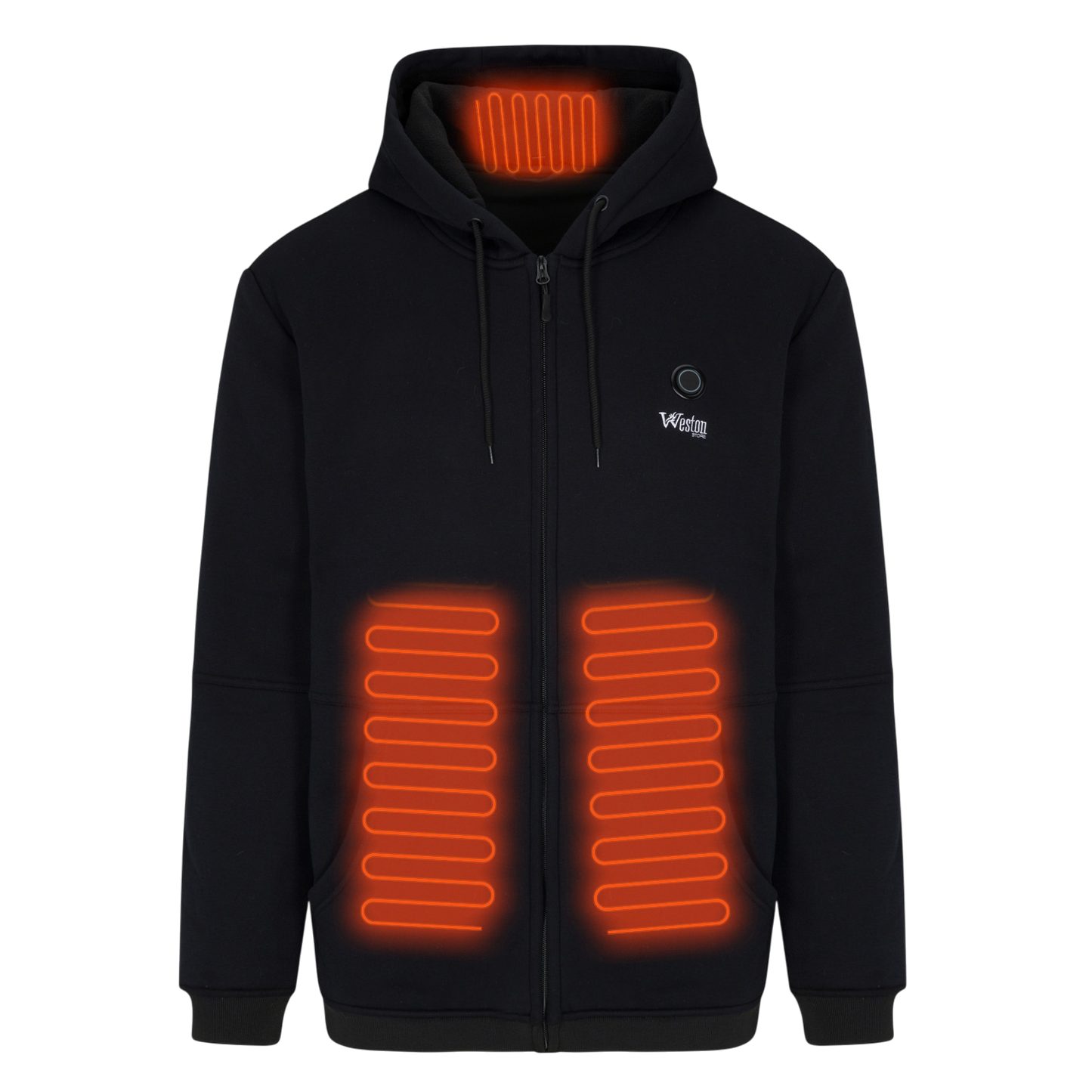 Heated Zip Hoodie for Men and Women