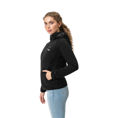 Women's Fleece Heated Jacket with Hood