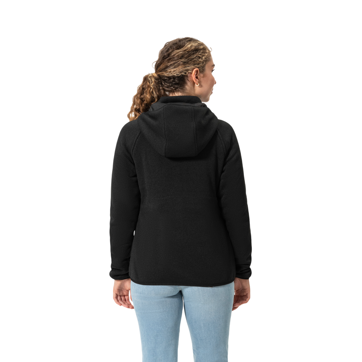 Women's Fleece Heated Jacket with Hood