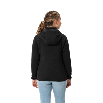 Women's Fleece Heated Jacket with Hood