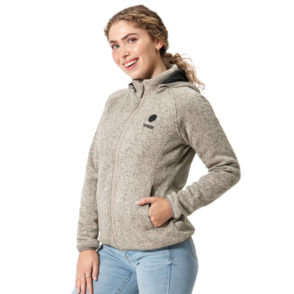 Women's Fleece Heated Jacket with Hood